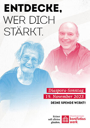Motiv zur Aktion 2023:"Entdecke, wer dich stärkt!"