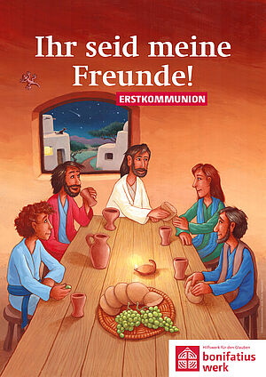 Motiv zur Aktion 2026: "Ihr seid meine Freunde!"