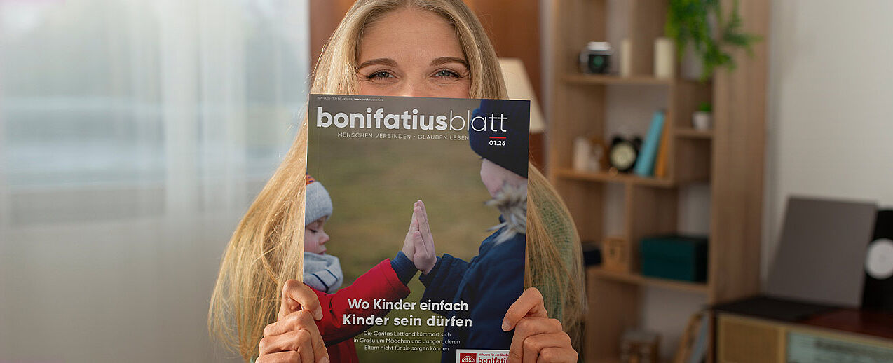 Das bonifatiusblatt gibt es im kostenfreien Abo und kann in unserem Onlineshop bestellt werden.