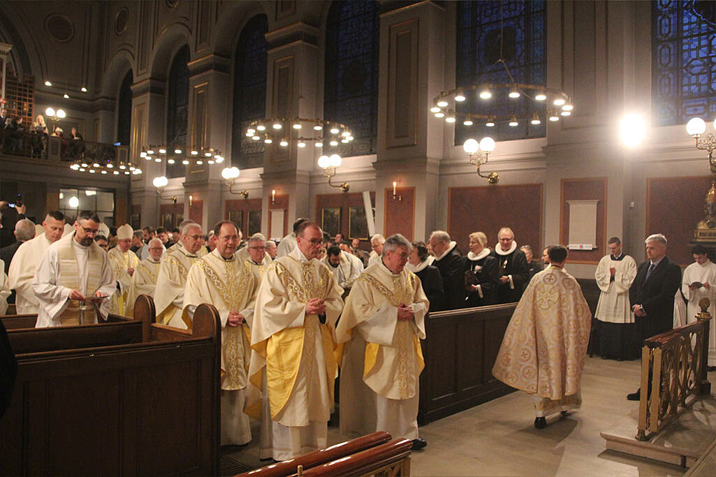 Nahm für das Bonifatiuswerk an den Feierlichkeiten zu „1.200 Jahre Ansgar“ teil: Monsignore Georg Austen, Generalsekretär des Bonifatiuswerkes. Foto: Marco Chwalek / Erzbistum Hamburg