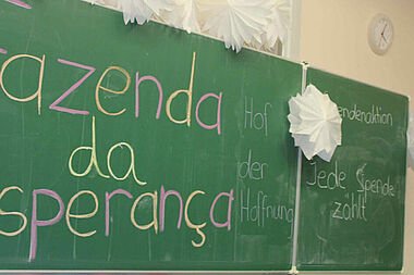Spendenaktion der Klasse 9d. Foto: Nina Grede 