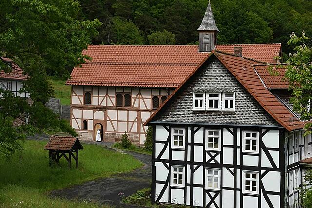 Das Kloster Marienheide befindet sich in den historischen Gebäuden eines verlassenen Gutshofs. (Foto: D. Gorny)