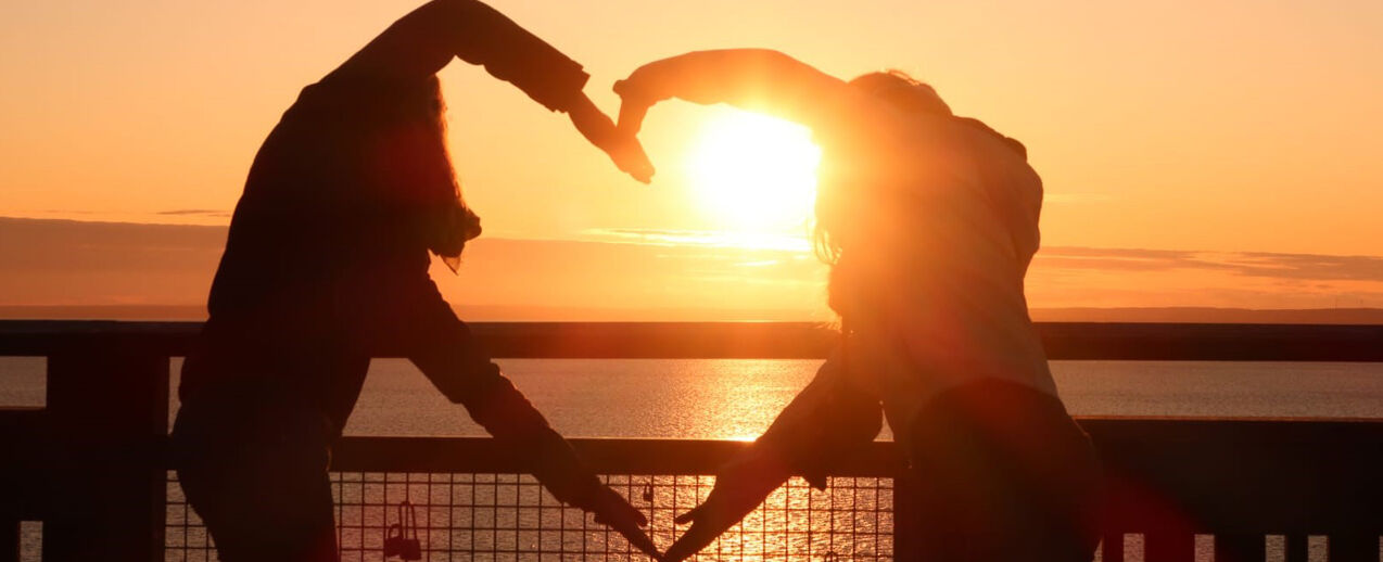 Sonnenuntergang am Vättern im schwedischen Vadstena (Foto: Bonifatiuswerk-Praktikantin)