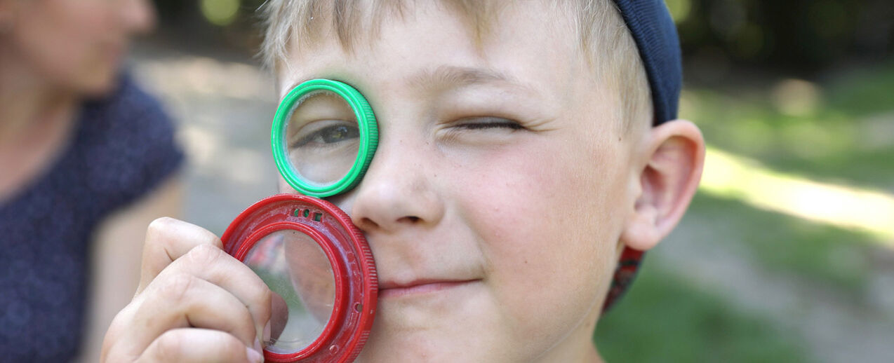 Eine Junge aus dem Katholischen Kindergarten "Bennolino" in Spremberg. (Foto: M. Nowak