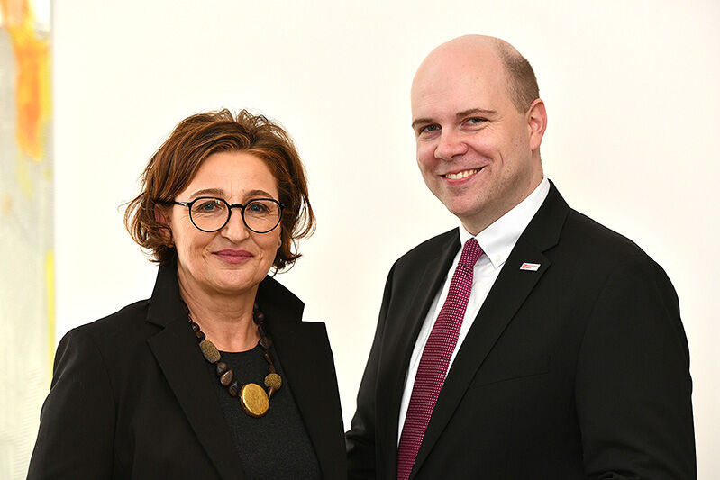 Irmgard Backhaus und Simon Rüffin