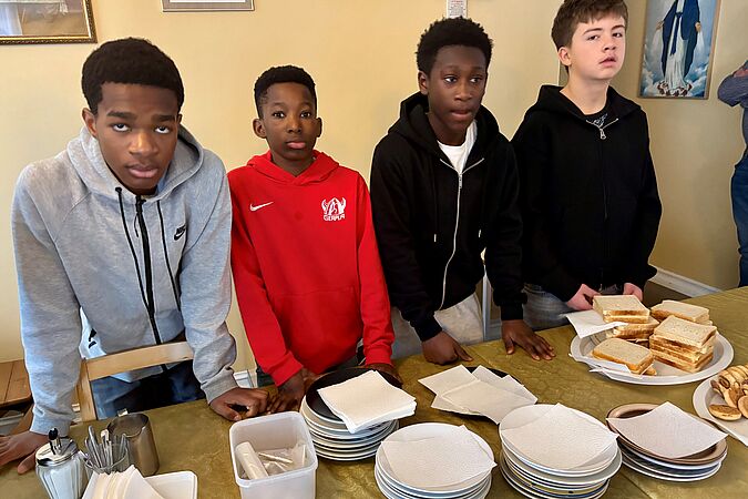 Im "Come In" der Mutter-Teresa-Schwestern in Reykjavík erhalten die Gäste nicht nur ein Frühstück, sondern erfahren, was gemeinschaftliches Miteinander heißt. (Foto: Msgr. Georg Austen) 