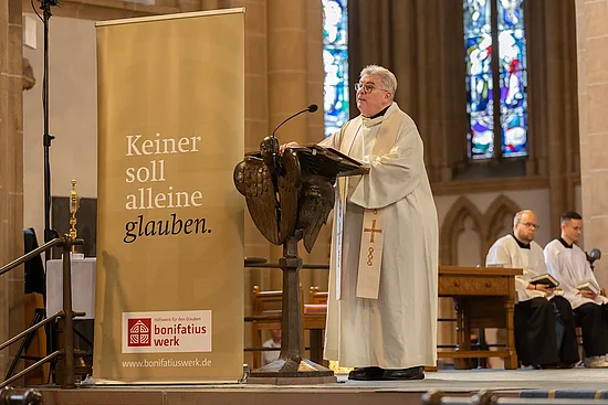 Bonifatiuswerk-Generalsekretär Monsignore Georg Austen. Foto: Hartmut Salzmann