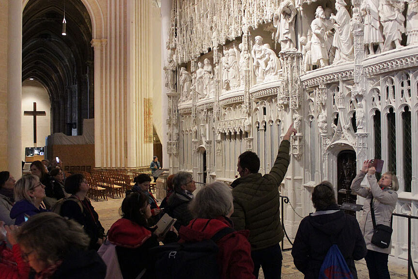 In der Kathedrale in Chartres. (Foto: Christine Böckmann)