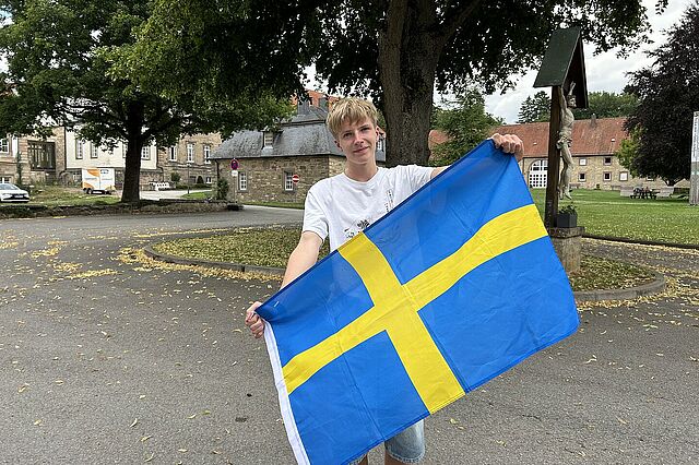 Frederik Hasenauer absolviert sein "Praktikum im Norden" bis Juli 2026 in Uppsala. (Foto: Marisa Grummich)