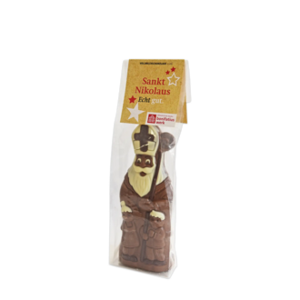 Schoko-Nikolaus mit Kindern