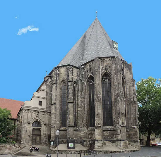 Die Moritzkirche in Halle (Saale). Foto: Antje Löhr-Dittrich