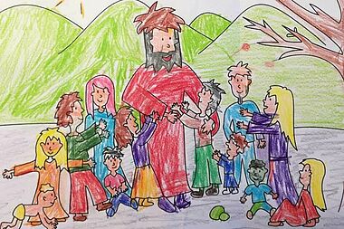 Bild der Kinder aus dem Kinderhaus St. Christophorus Neuzelle