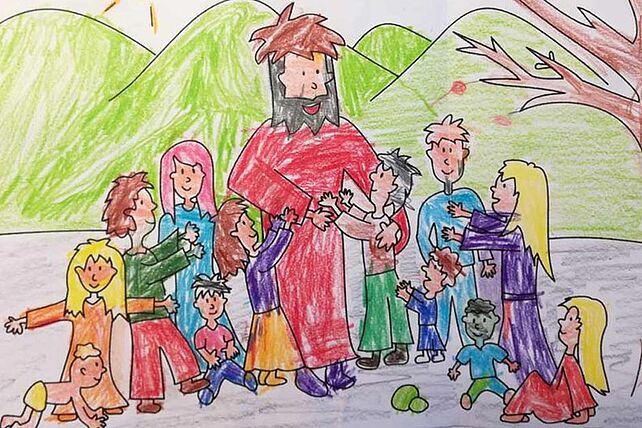 Bild der Kinder aus dem Kinderhaus St. Christophorus Neuzelle