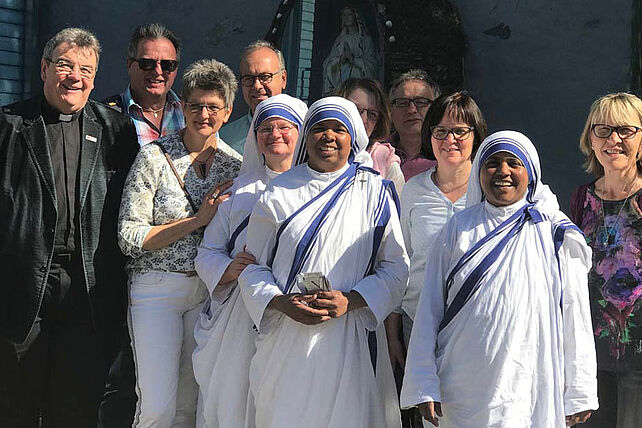 Besuch bei den Mutter Teresa Schwestern in Tallinn. Foto: Manfred Deister