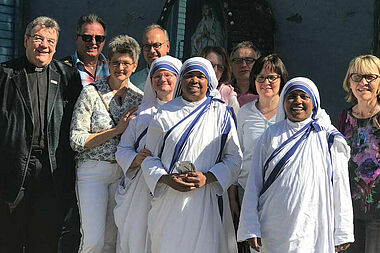 Besuch bei den Mutter Teresa Schwestern in Tallinn. Foto: Manfred Deister