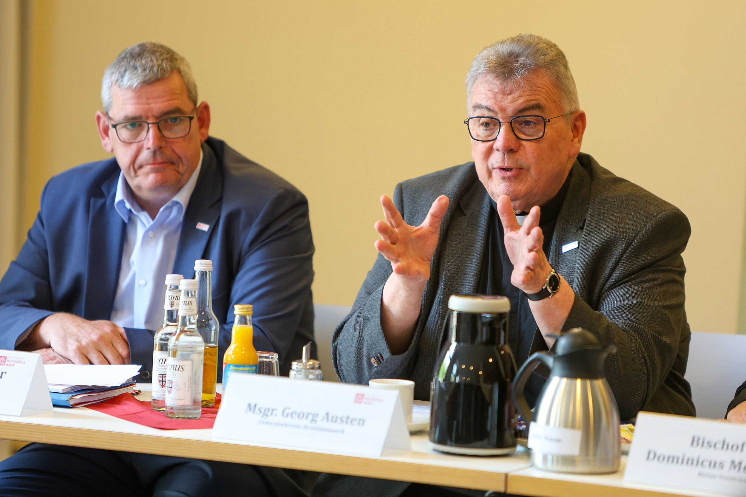 Eindrücke der Pressekonferenz zur Vorstellung des Jahresberichtes des Bonifatiuswerkes. (Foto: Thomas Arzner)