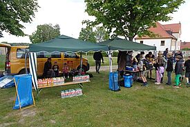 Stärkung muss sein. 
