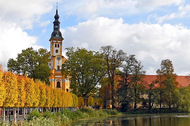 Die Barockkirche des Klosters Neuzelle (Foto: Patrick Kleibold)