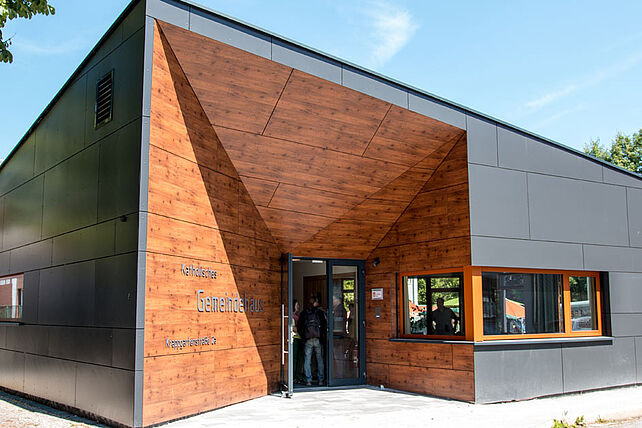 Das neue Gemeindehaus. (Foto: Werner Bartel)