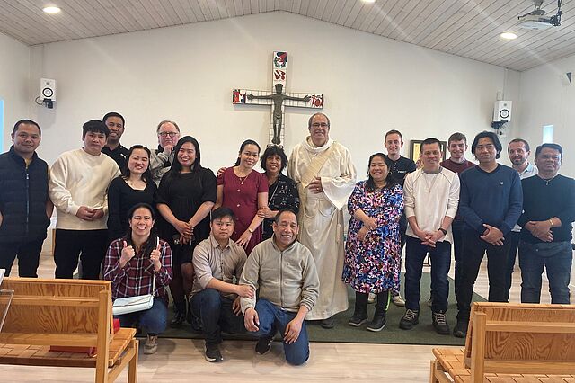 Diakon Michael Hvid Münchow mag die Kirche und die Gemeinde in Nuuk. (Foto: privat)