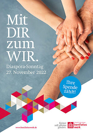 Motiv zur Aktion 2022:"Mit DIR zum WIR."