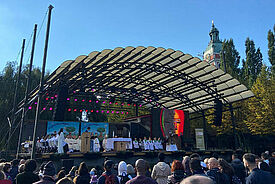 Während des Gottesdienstes zum Franziskustag. (Foto: Amelie Thewes)