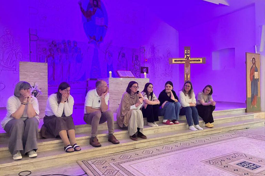 Abends kamen alle zur gemeinsamen Gebetszeit zusammen.(Foto: Sr. Bianca Maier)