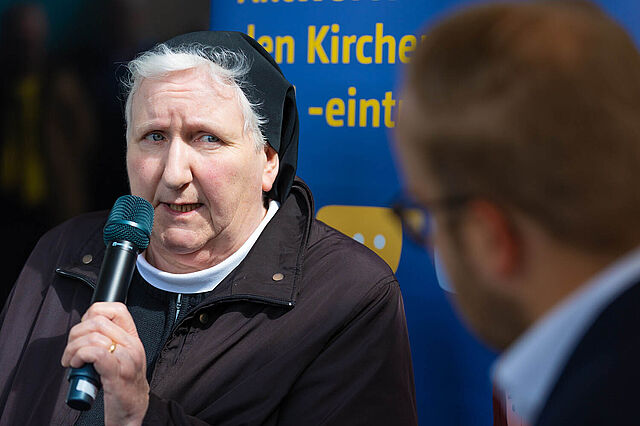 Schwester Philippa Rath. Foto: Hartmut Salzmann