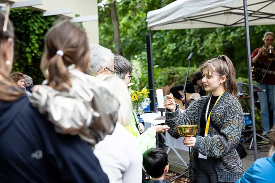 OmaOpaEnkel-Tag des Erzbistums Berlin wurde der Tierpark Friedrichsfelde  gefeiert. (Foto: Jörg Farys)