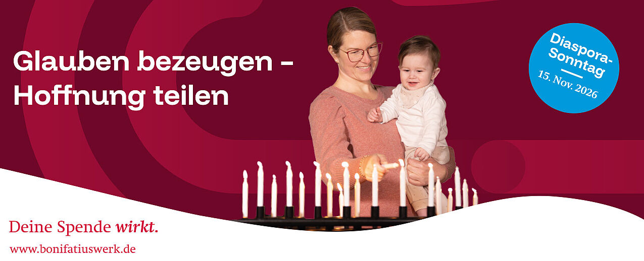 "Glauben bezeugen – Hoffnung teilen" unter diesem Leitwort steht die Diaspora-Aktion im Jahr 2026.
