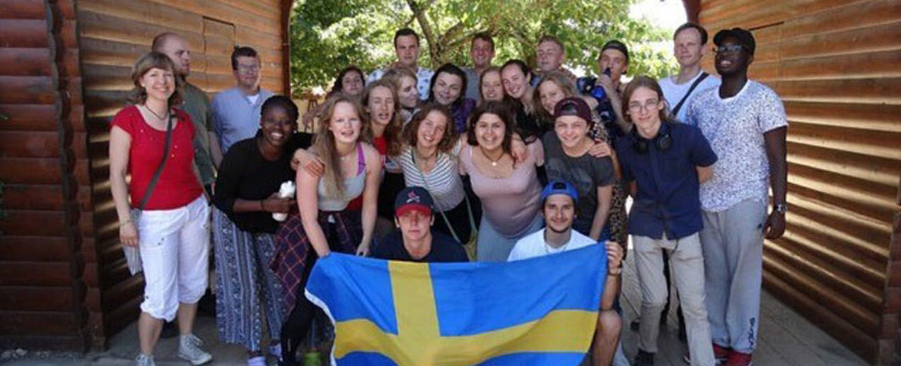 Junge Schweden auf dem Weg nach Taize.