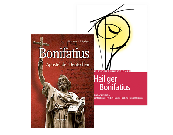 Arbeitshilfe „Heiliger Bonifatius – Missionar und Visionär“ und Buch"Bonifatius: Apostel der Deutschen" 