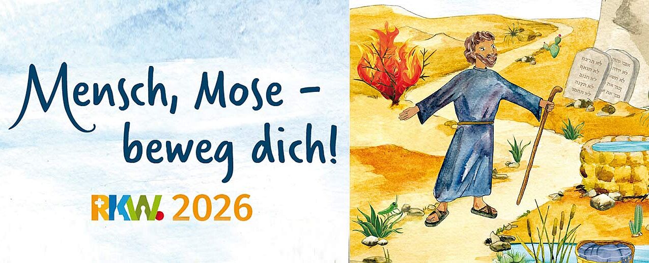 „Mensch, Mose – beweg dich“ lautet das Motto der Religiösen Kinderwochen 2026.