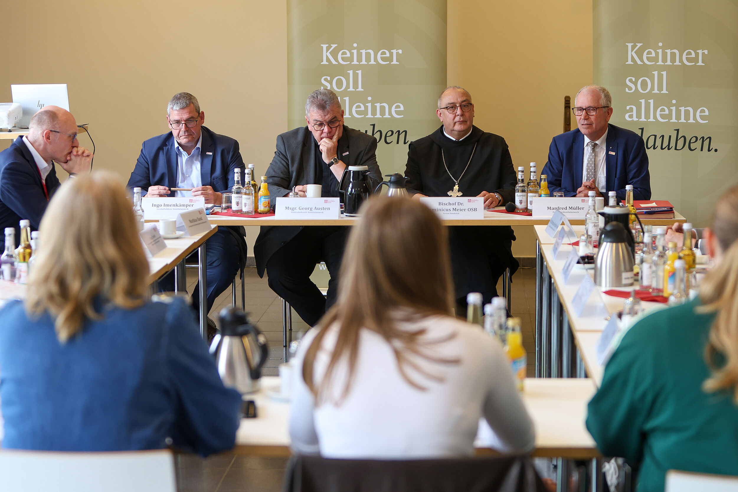 Eindrücke der Pressekonferenz zur Vorstellung des Jahresberichtes des Bonifatiuswerkes. (Foto: Thomas Arzner)