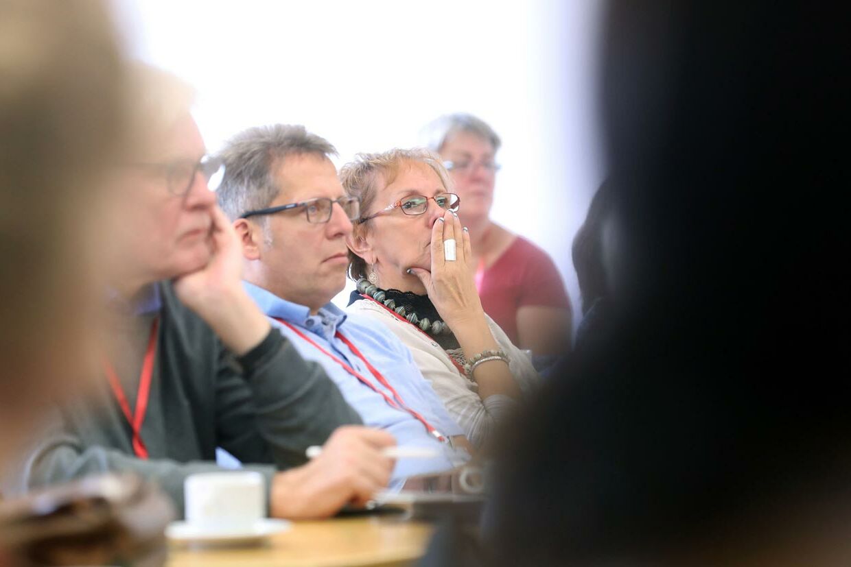 Ungefähr 50 Interessierte kamen zur Podiumsdiskussion des Bonifatiuswerkes während der pastoralen in Magdeburg.