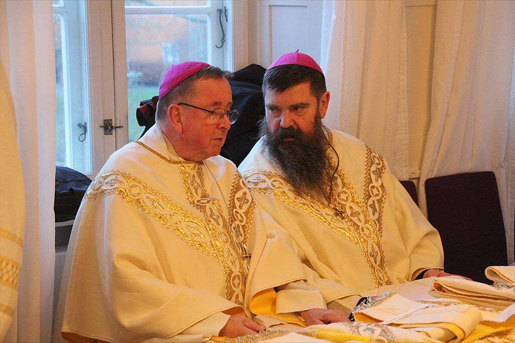 Im Dom St. Ansgar in Kopenhagen haben Hunderte Menschen den 1.200. Jahrestag der ersten Missionsreise des heiligen Ansgar gefeiert. Foto: Marco Chwalek/Erzbistum Hamburg