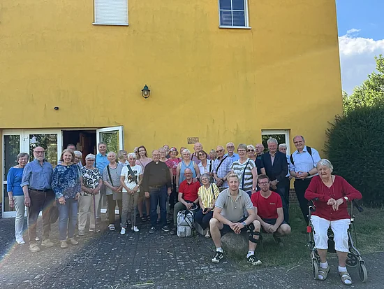 Die Mitglieder des DBw Paderborn zu Besuch in der Fazenda. (Foto: Matthias Micheel)