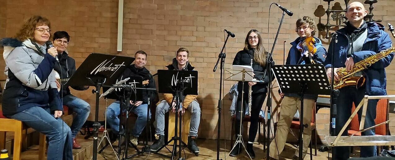 Resonanz#23-Band in der Kirche St. Mechthild in Magdeburg (Foto: M. Lenz)
