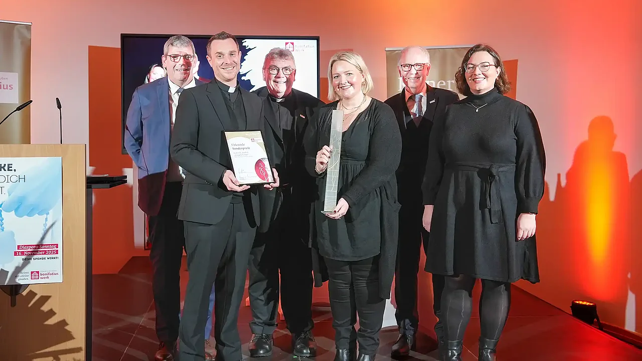 Sonderpreis für Frengels & Chef beim Bonifatiuspreis 2025 (Foto: Theresa Meier)