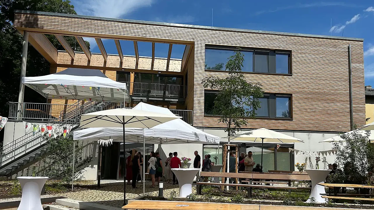 Der Neubau des vom Bonifatiuswerk geförderten Kinder- und Jugendhauses „Martha“ in Berlin. Foto: Eva Berlage