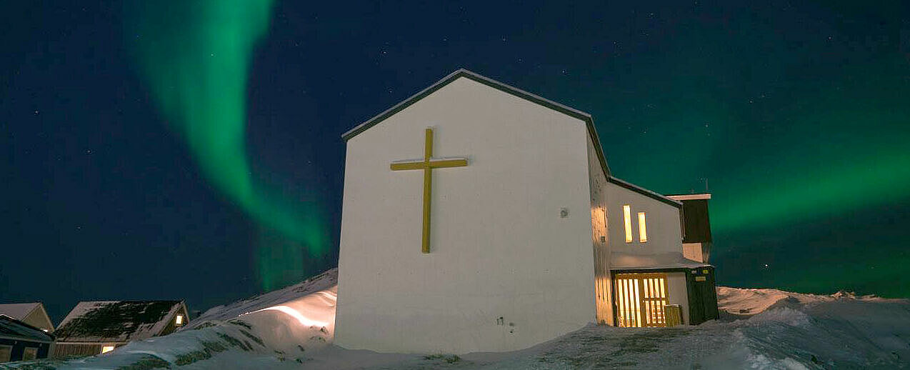 Das Pfarrzentrum in Christus König, der einzigen Pfarrei Grönlands. (Foto. Pfarrer Christian Noval)