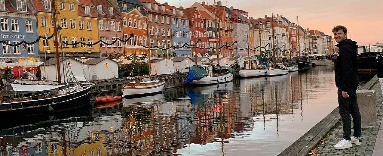 Justus am Hafen von Kopenhagen. (Foto: Privat)