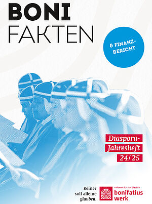 Der Jahresbericht "BONI Fakten" 2024 des Bonifatiuswerkes