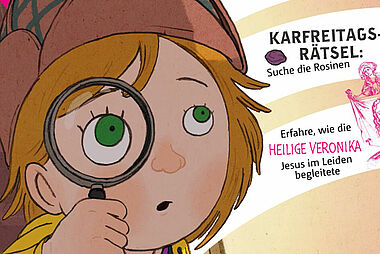 Ausschnitt vom Cover der Frühlingsausgabe der "bonikids" (Grafik: BOK und Gärtner)
