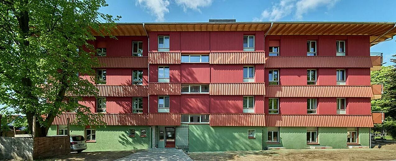 Das "Haus im Park" in Berlin-Pankow bietet barrierefreien Wohnraum für 21 Personen. (Foto: SKF Berlin)