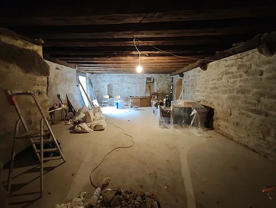 Noch nicht fertiggestellter Speisesaal während der Bauphase. (Foto: Theresa Meier)
