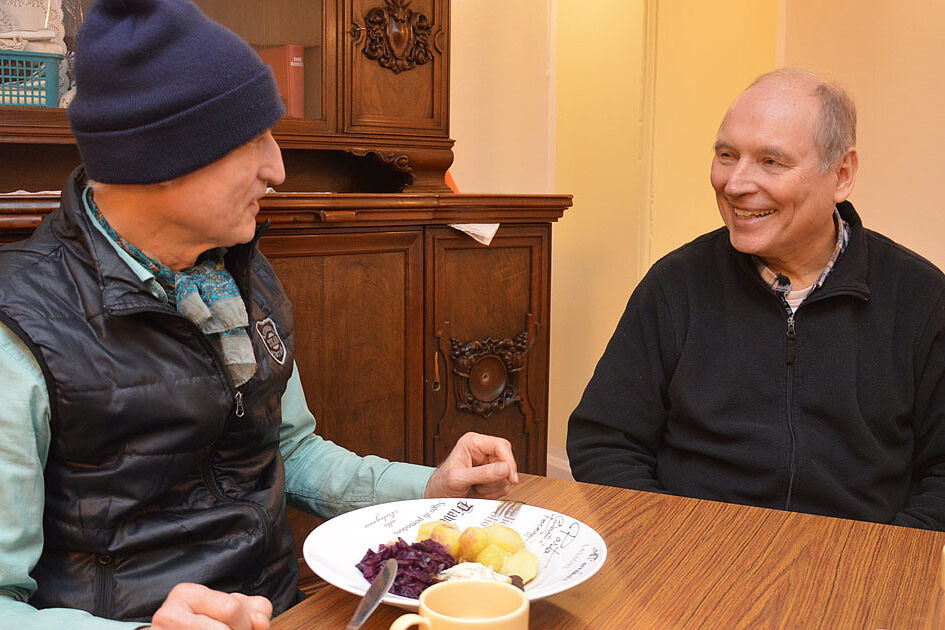 "Essen ist fertig": Soiziales Catering in der Gemeinde St. Christophor