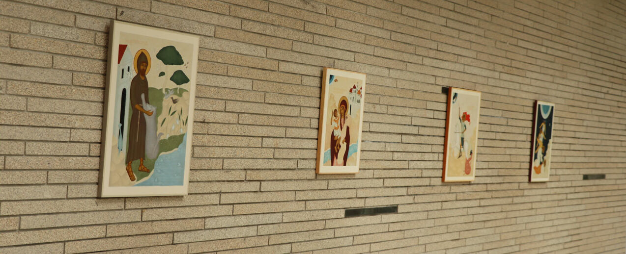 Am vergangenen Freitag wurde die Ausstellung „Von Angesicht zu Angesicht". Ikonen von Lars Gerdmar (Lund) eröffnet. (Foto: Dr. Konstantin Manthey)