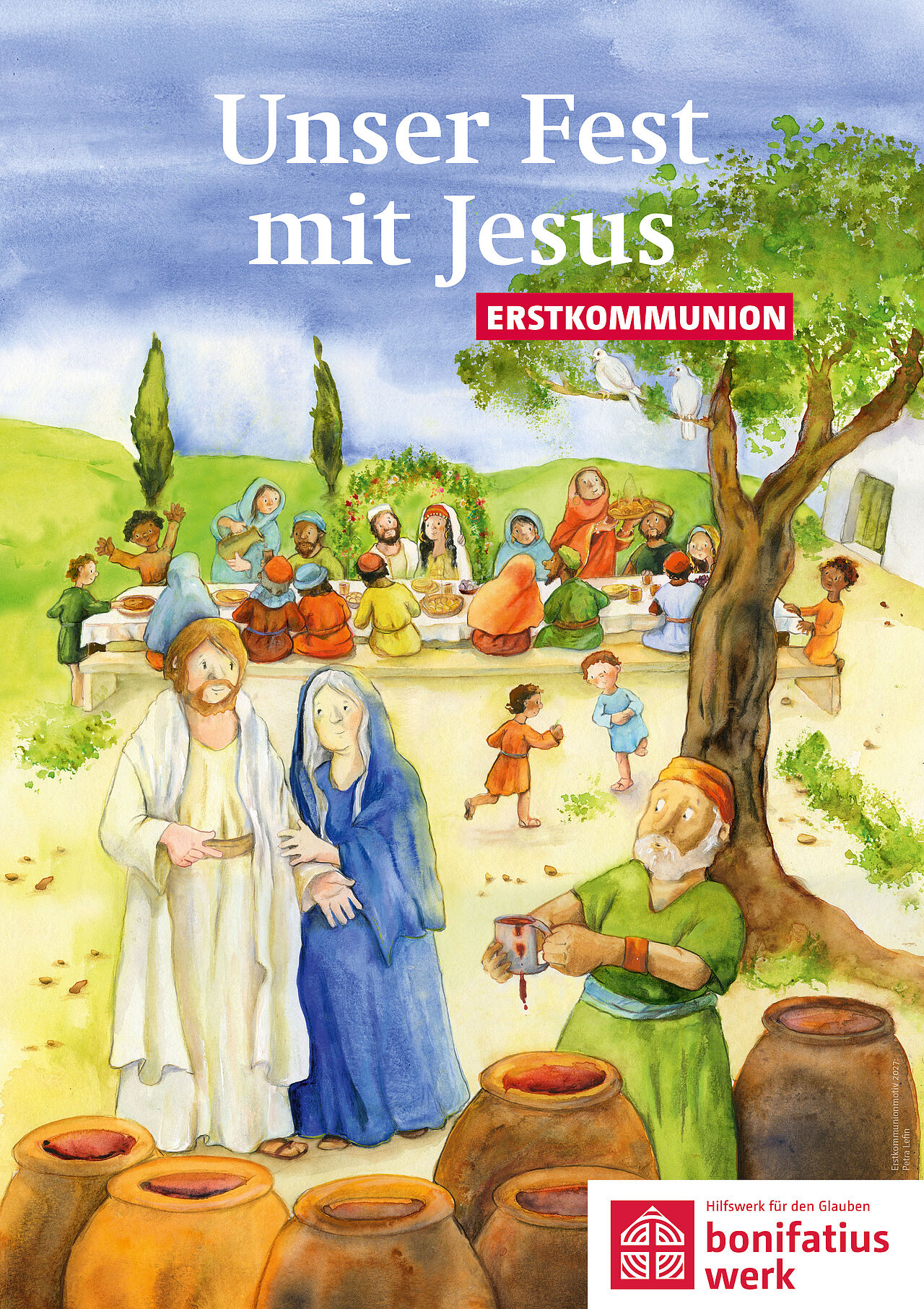 Motivplakat zur Erstkommunionaktion 2027