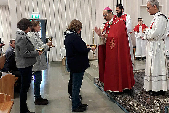 Heilige Messe während der Reise. (Foto: Carla Böhnstedt)